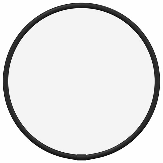 Wall Mirror Black Ø 20 cm Round