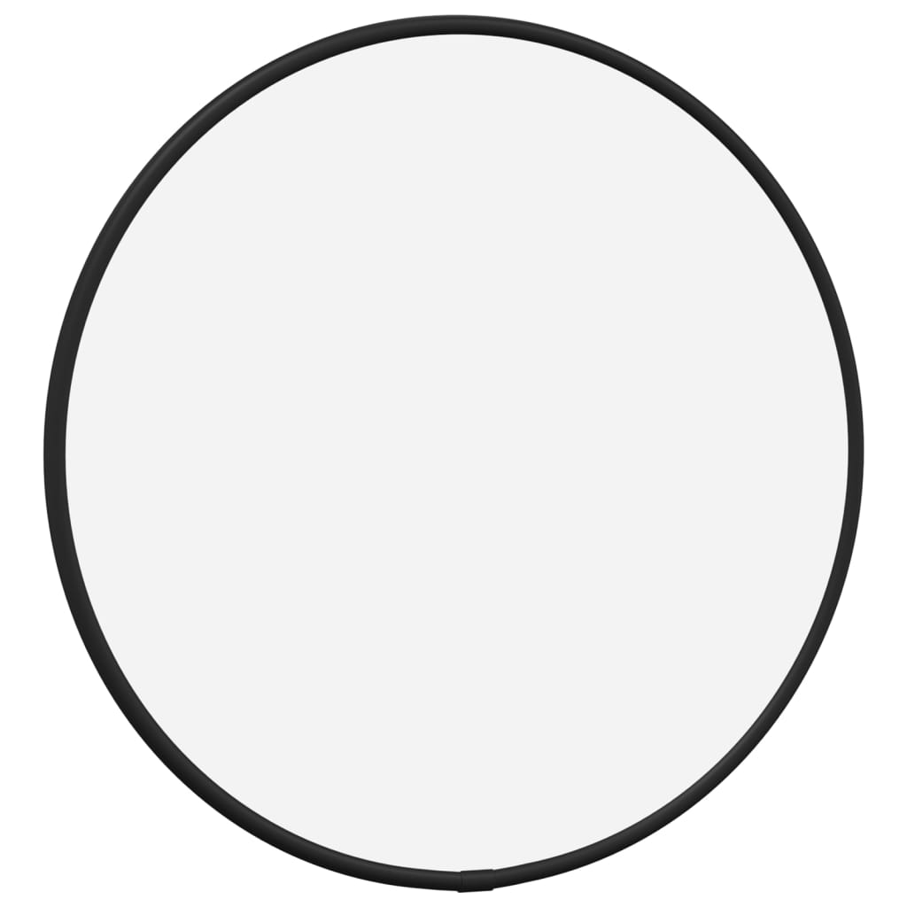 Wall Mirror Black Ø 30 cm Round