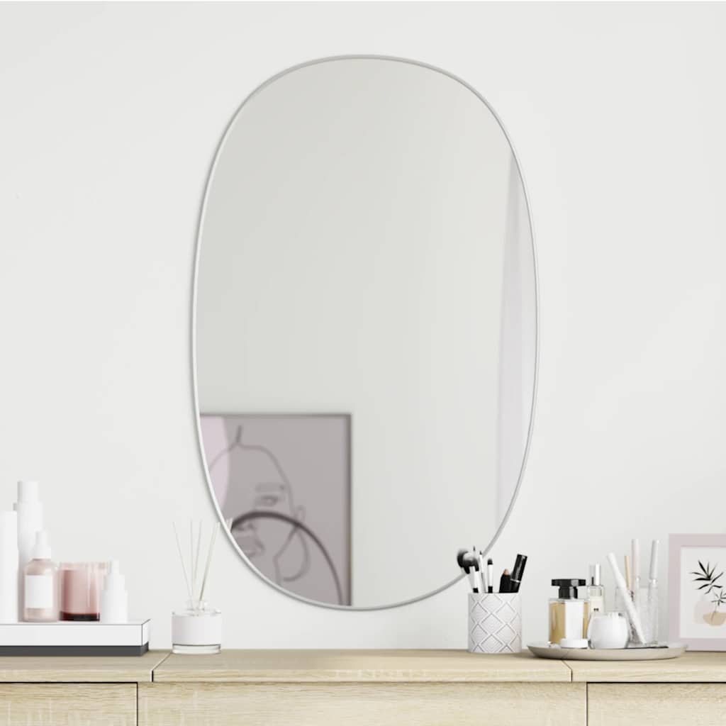 Wall Mirror Silver 70x45 cm