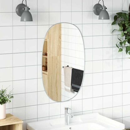 Wall Mirror Silver 80x50 cm