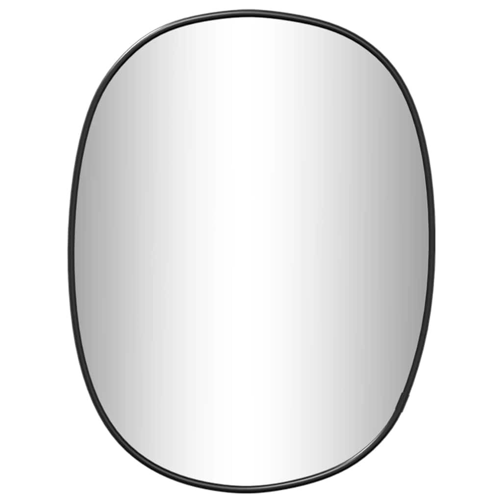 Wall Mirror Black 30x25 cm
