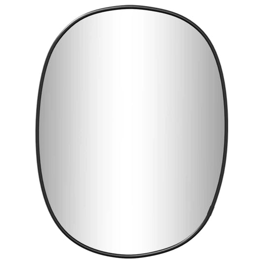 Wall Mirror Black 30x25 cm