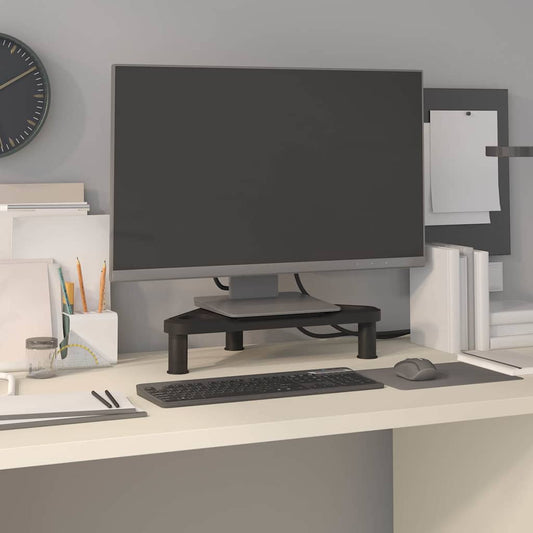 Corner Monitor Stand Black 49x28x10,5 cm