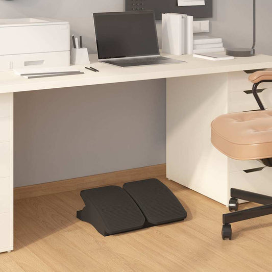 Footrest Black 43,5x32,5x10,5 cm