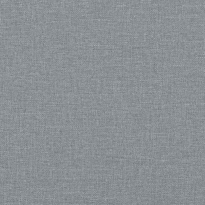Bed Frame without Mattress Light Grey 137x190 cm Full Fabric