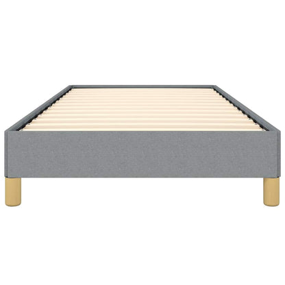 Bed Frame without Mattress Light Grey 100x203 cm Twin XL Fabric