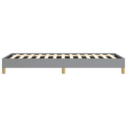 Bed Frame without Mattress Light Grey 100x203 cm Twin XL Fabric