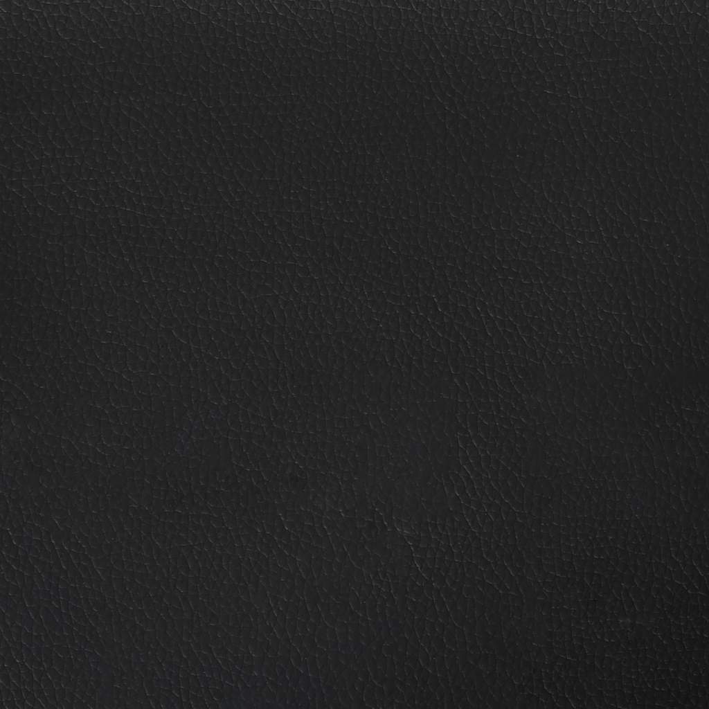 Bed Frame without Mattress Black 39.4"x79.9" Twin XL Faux Leather