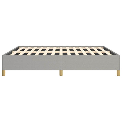 Bed Frame without Mattress Light Grey California King Fabric