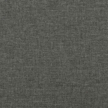 Bed Frame without Mattress Dark Grey California King Fabric