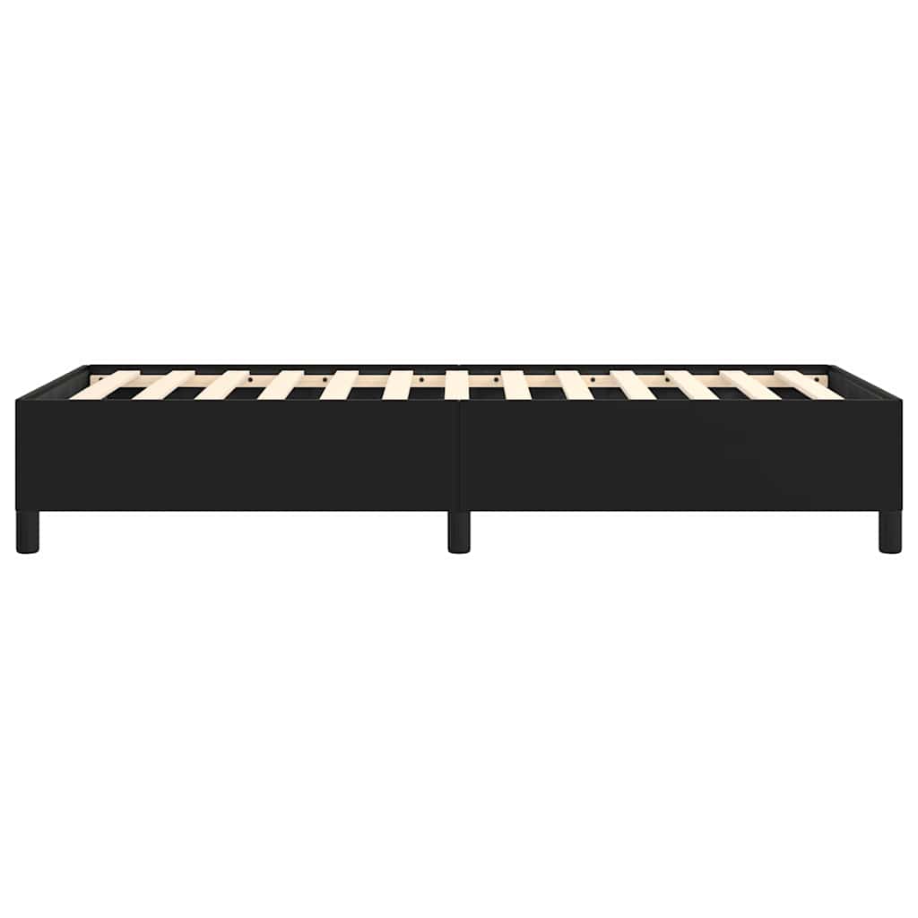 Bed Frame without Mattress Black 100x203 cm Twin XL Faux Leather