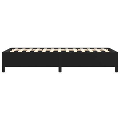 Bed Frame without Mattress Black 100x203 cm Twin XL Faux Leather