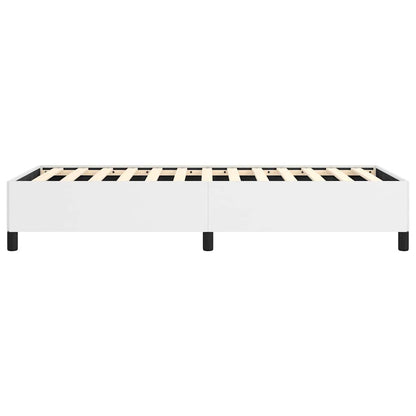 Bed Frame without Mattress White 100x203 cm Twin XL Faux Leather