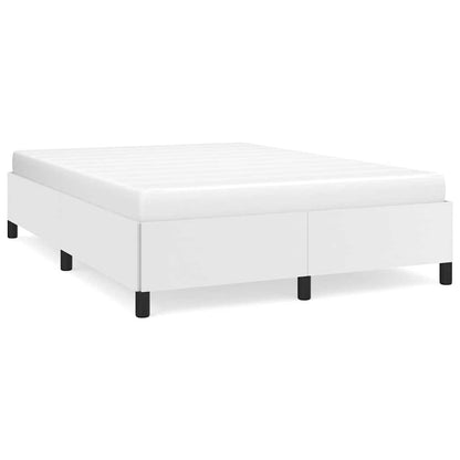 Bed Frame without Mattress White 137x190 cm Full Faux Leather