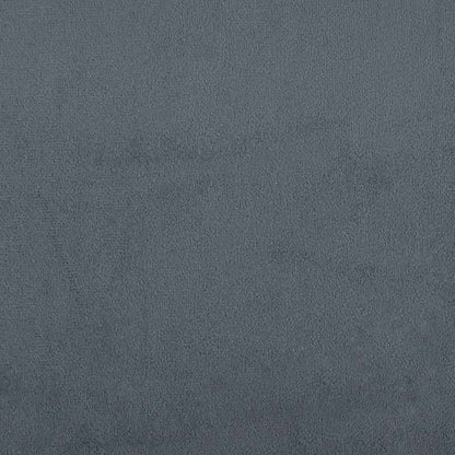 Bed Frame without Mattress Dark Grey Queen Velvet