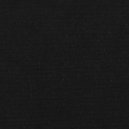 Bed Frame without Mattress Black 180x200 cm Super King Super King Fabric