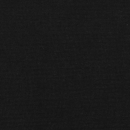Bed Frame without Mattress Black 180x200 cm Super King Super King Fabric