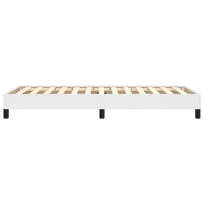 Bed Frame without Mattress White 90x190 cm Single Single Faux Leather