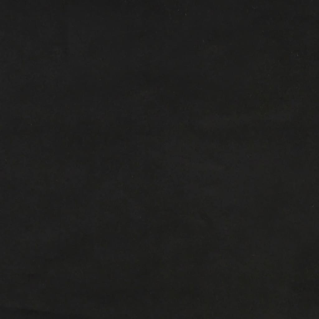 Bed Frame without Mattress Black 90x190 cm Single Single Velvet
