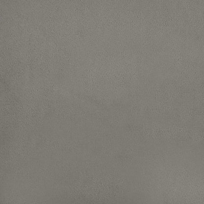 Bed Frame without Mattress Light Grey Super King Velvet