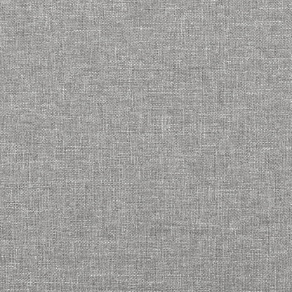 Bed Frame without Mattress Light Grey 90x190 cm Single Single Fabric