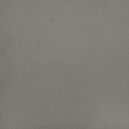 Bed Frame without Mattress Light Grey Super King Velvet