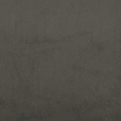 Bed Frame without Mattress Dark Grey 135x190cm Double Velvet