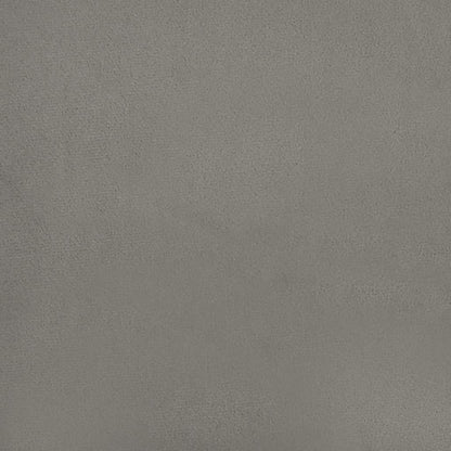 Bed Frame without Mattress Light Grey 180x200cm Super King Velvet