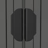 Garden Shed Light Grey 192x108x223 cm Galvanised Steel