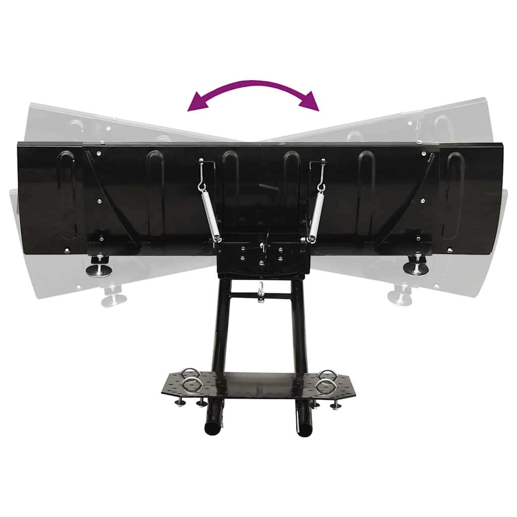 Snow Plough for ATV 150x38 cm Black