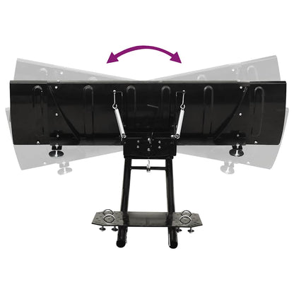Snow Plough for ATV 150x38 cm Black