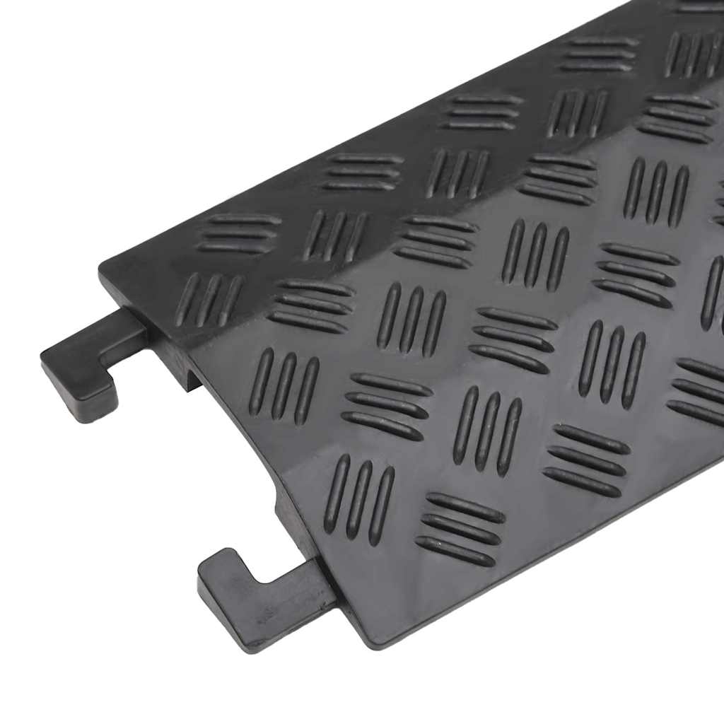 Cable Protector Ramps 2 pcs 98,5 cm Black