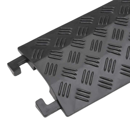 Cable Protector Ramps 2 pcs 98,5 cm Black