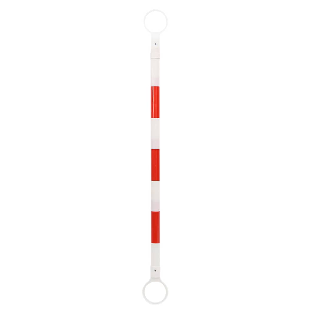 Retractable Traffic Cone Bars 10 pcs ABS 116-197 cm