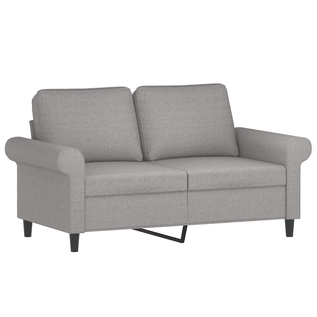 2-seater Sofa Light Grey Polyester 2-Seater 2-Seater Sofa
