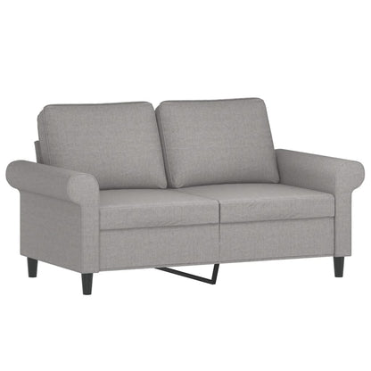 2-seater Sofa Light Grey Polyester 2-Seater 2-Seater Sofa