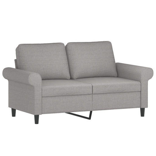 2-seater Sofa Light Grey Polyester 2-Seater 2-Seater Sofa