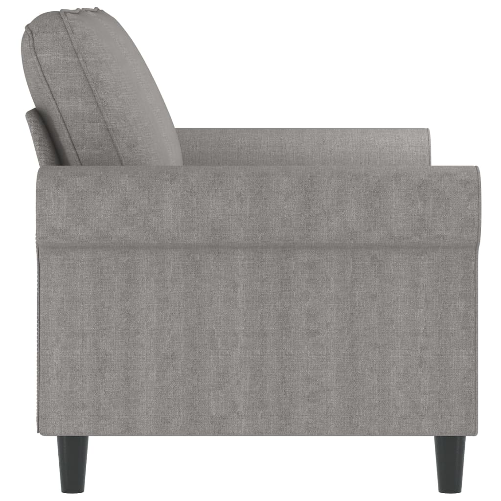 2-seater Sofa Light Grey Polyester 2-Seater 2-Seater Sofa