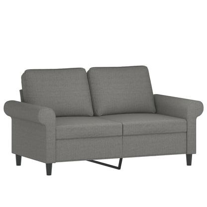 2-seater Sofa Dark Gray Polyester 2-seater 2-Seater Sofa