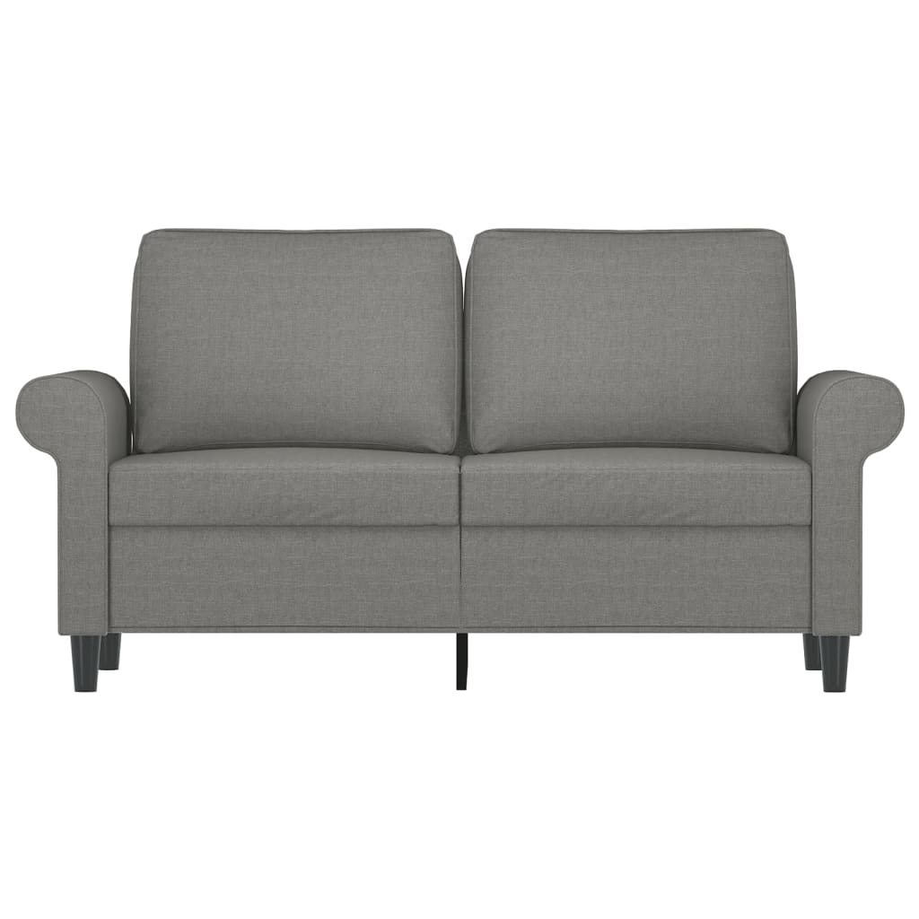2-seater Sofa Dark Gray Polyester 2-seater 2-Seater Sofa