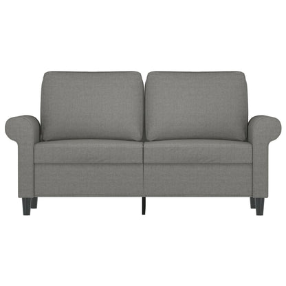 2-seater Sofa Dark Gray Polyester 2-seater 2-Seater Sofa