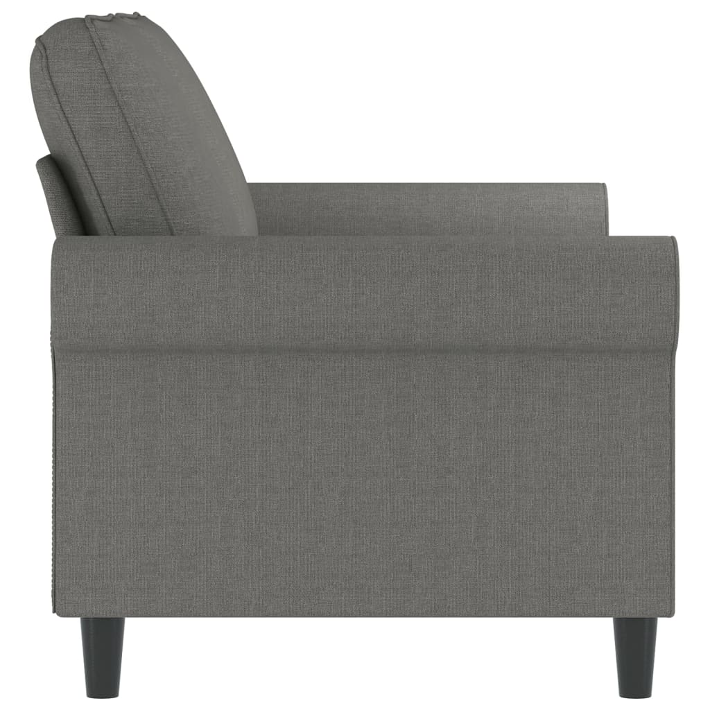2-seater Sofa Dark Gray Polyester 2-seater 2-Seater Sofa