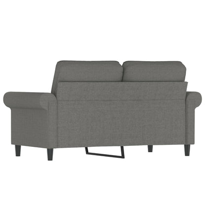2-seater Sofa Dark Gray Polyester 2-seater 2-Seater Sofa
