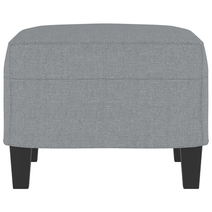 Footstool Light Gray 23.6"x19.7"x16.1" Fabric