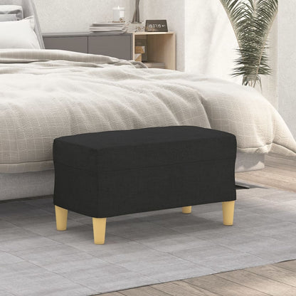 Bench Black Polyester, Foam, Plywood Medium Bench Rectangular