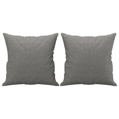 Throw Pillows 2 pcs Dark Gray 15.7"x15.7" Fabric