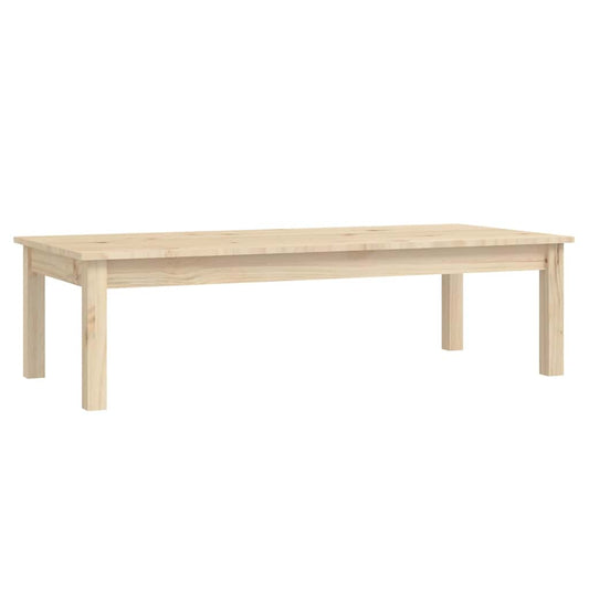814234 vidaXL Coffee Table 110x50x30 cm Solid Wood Pine