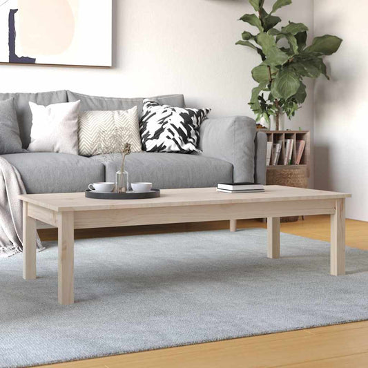 814234 vidaXL Coffee Table 110x50x30 cm Solid Wood Pine