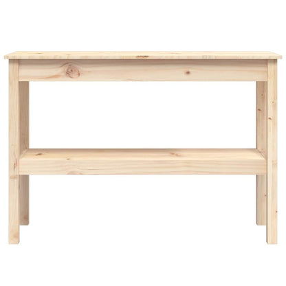 Console Table 110x40x75 cm Solid Wood Pine