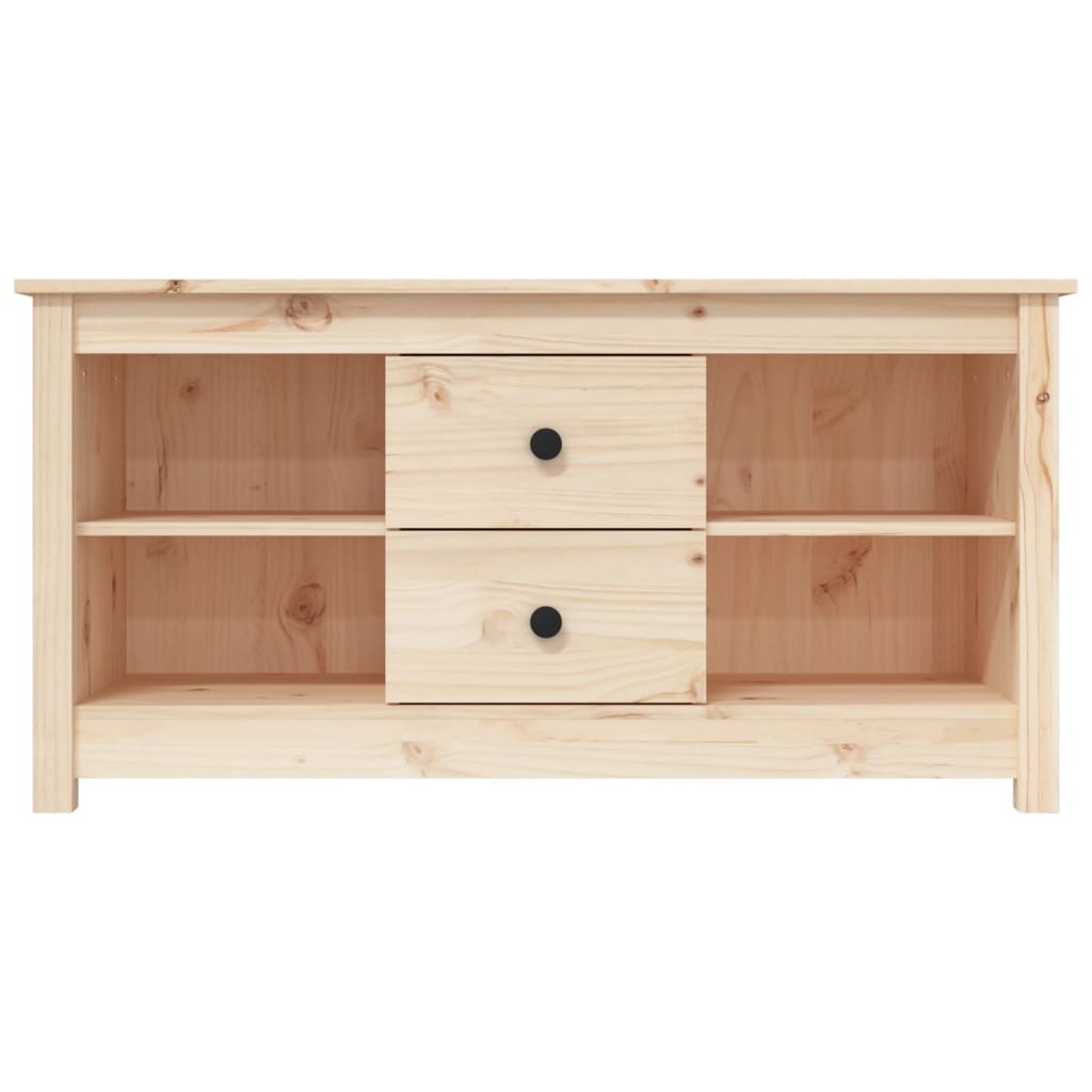 TV Cabinet 103x36.5x52 cm Solid Wood Pine